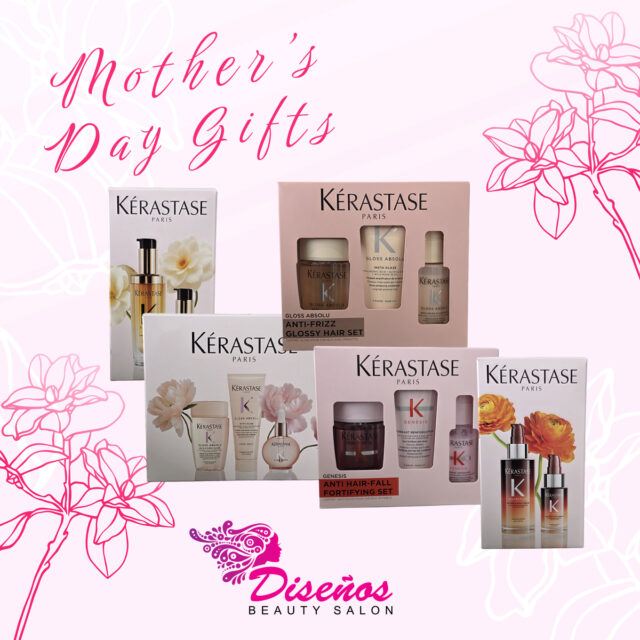 💕 So many ways to spoil Mom this Mother's Day! 🌸

We have four Kérastase Paris gift sets to choose from frizz control, anti hair-fall, shine, and deep nourishment. Whatever she needs, we've got her covered! ✨

Come see us at the salon and we'll find the perfect match for her. 🎁

💇💅💄

📍 Schotlandstraat 41, The Shops at Ling & Sons
☎️ 297 5834644
📲 297 7477744
🌐 https://disenosaruba.com/